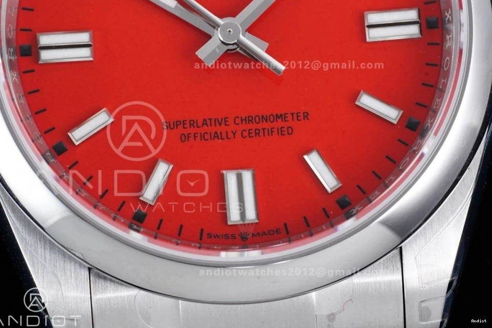 Dial Best Perpetual Oyster 126000 V2 36mm DD3230 Red 1:1 VSF 904L Edition Steel 0126